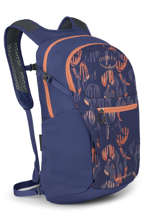 Shop Osprey Daylite Plus Backpack In Wild Blossom Print/alkaline