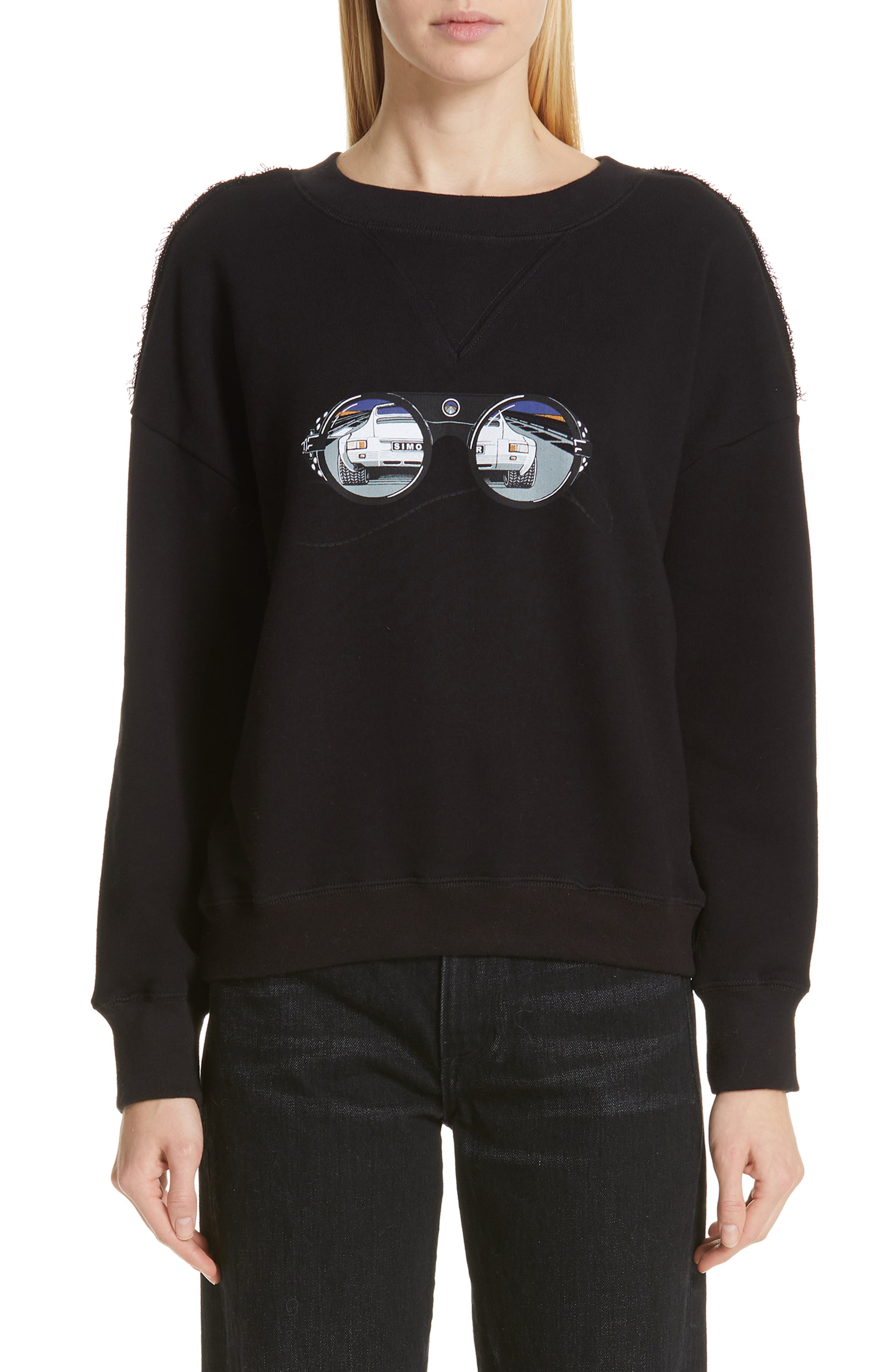 Simon Miller West Sweatshirt, Black (Nordstrom Exclusive)