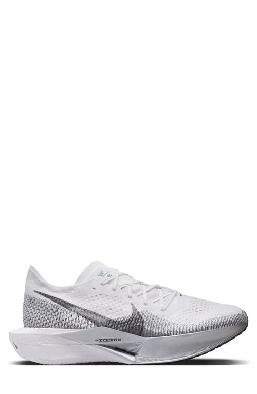 Shop Nike Vaporfly 3 Racing Shoe In White/dark Smoke Grey/grey