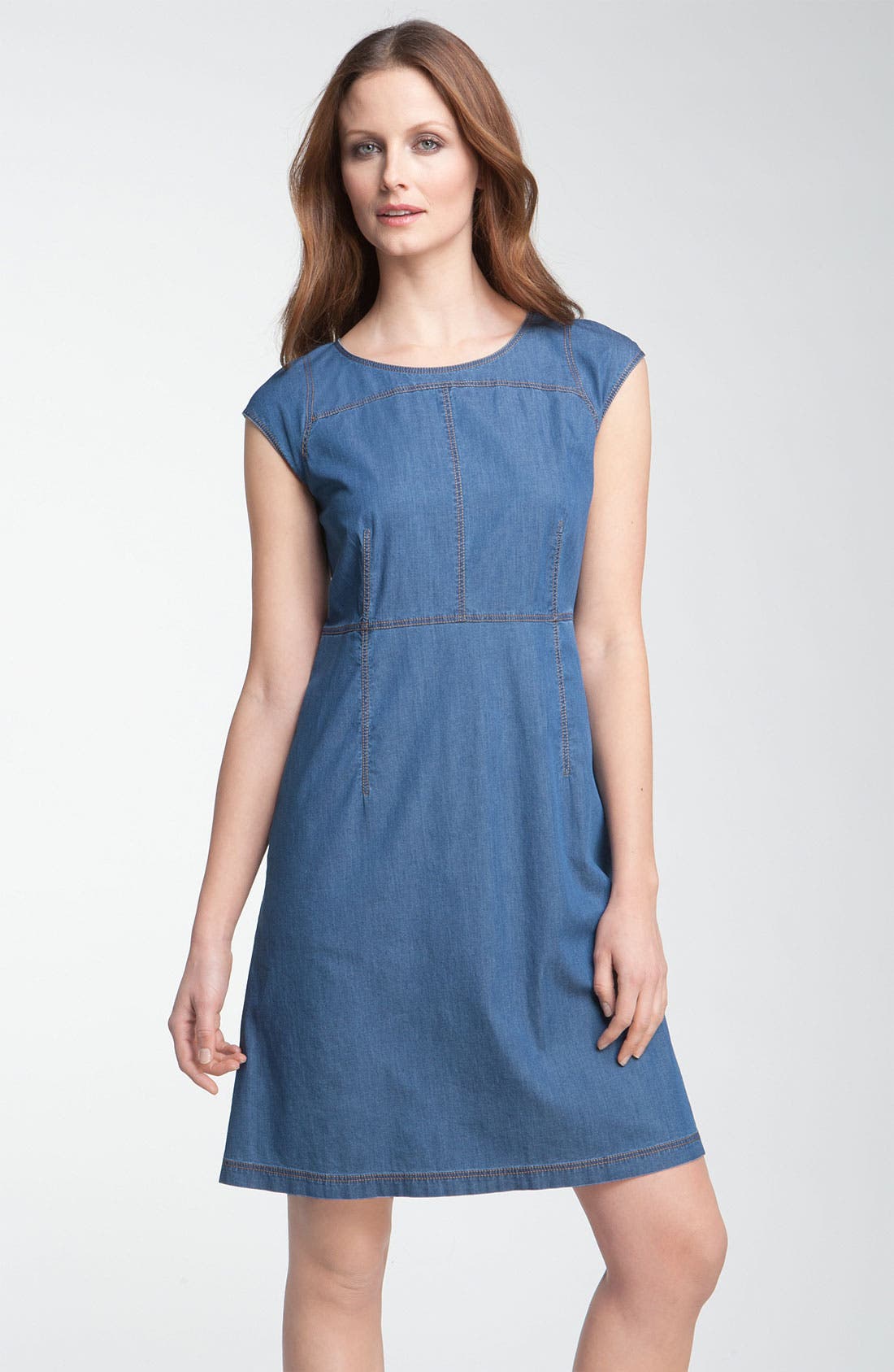 Lafayette 148 New York Stretch Denim Dress Nordstrom
