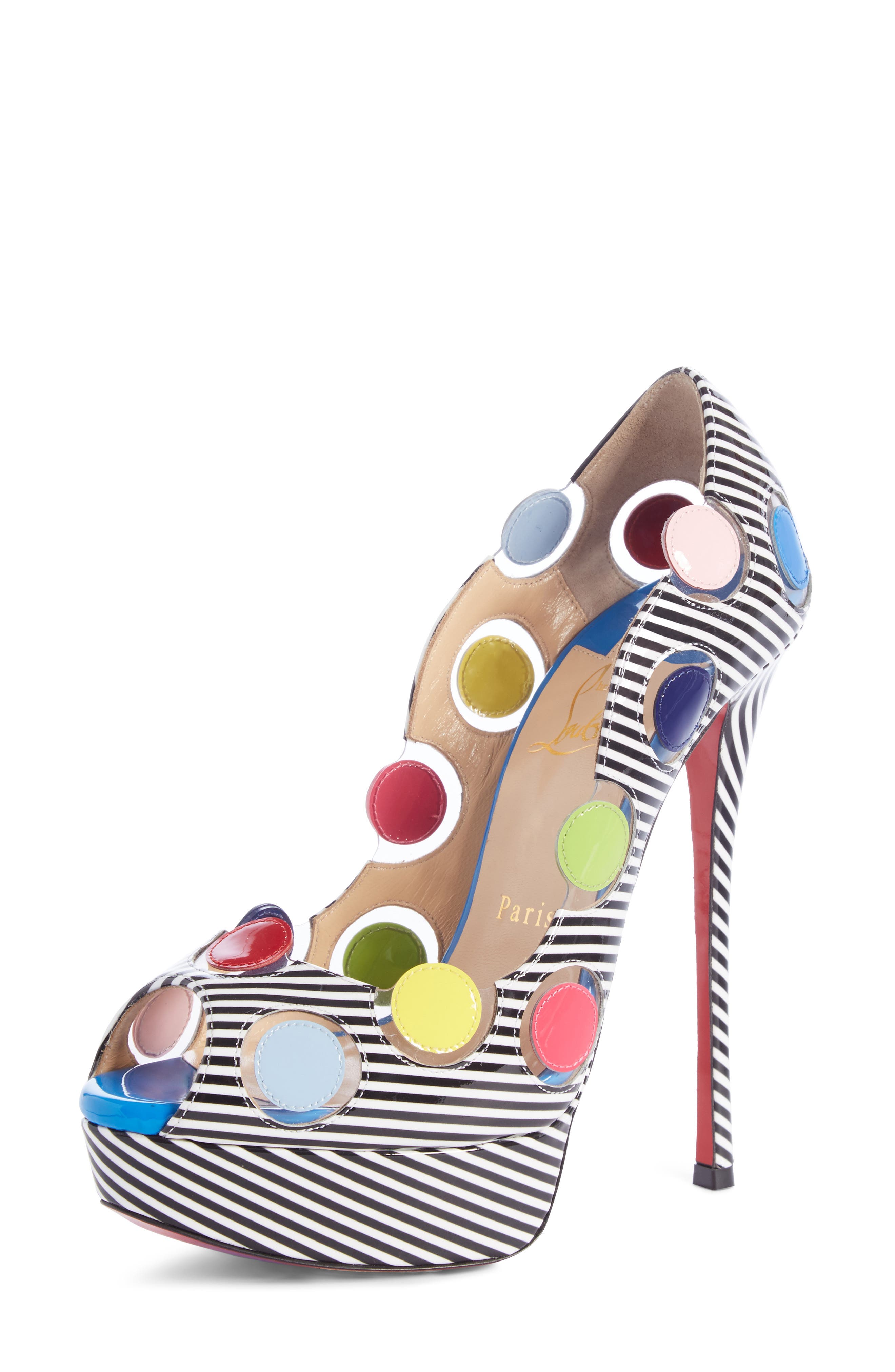 christian louboutin colorful heels