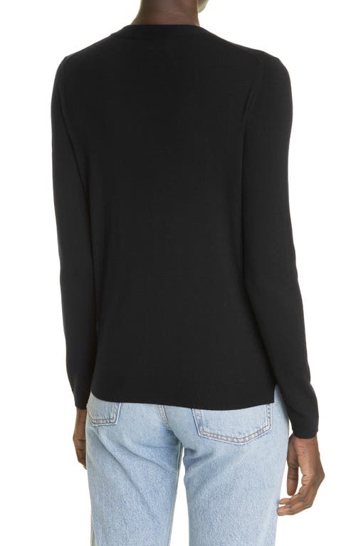 Partow Greta Virgin Wool Sweater In Black