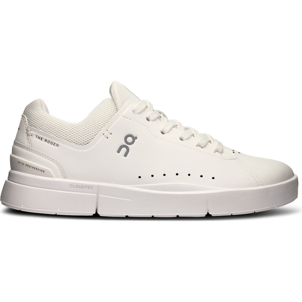 On The Roger Advantage Tennis Sneaker In White/undyed