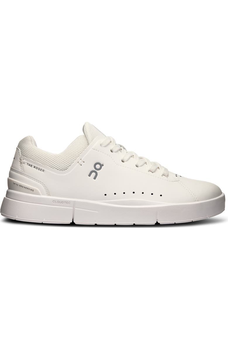 On THE ROGER Advantage Tennis Sneaker, Main, color, White/ Undyed