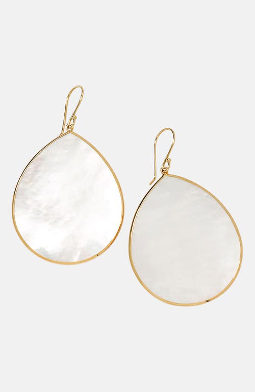Ippolita Rock Candy - Jumbo Teardrop 18K Gold Earrings in Yellow Gold/Mother Of Pearl at Nordstrom