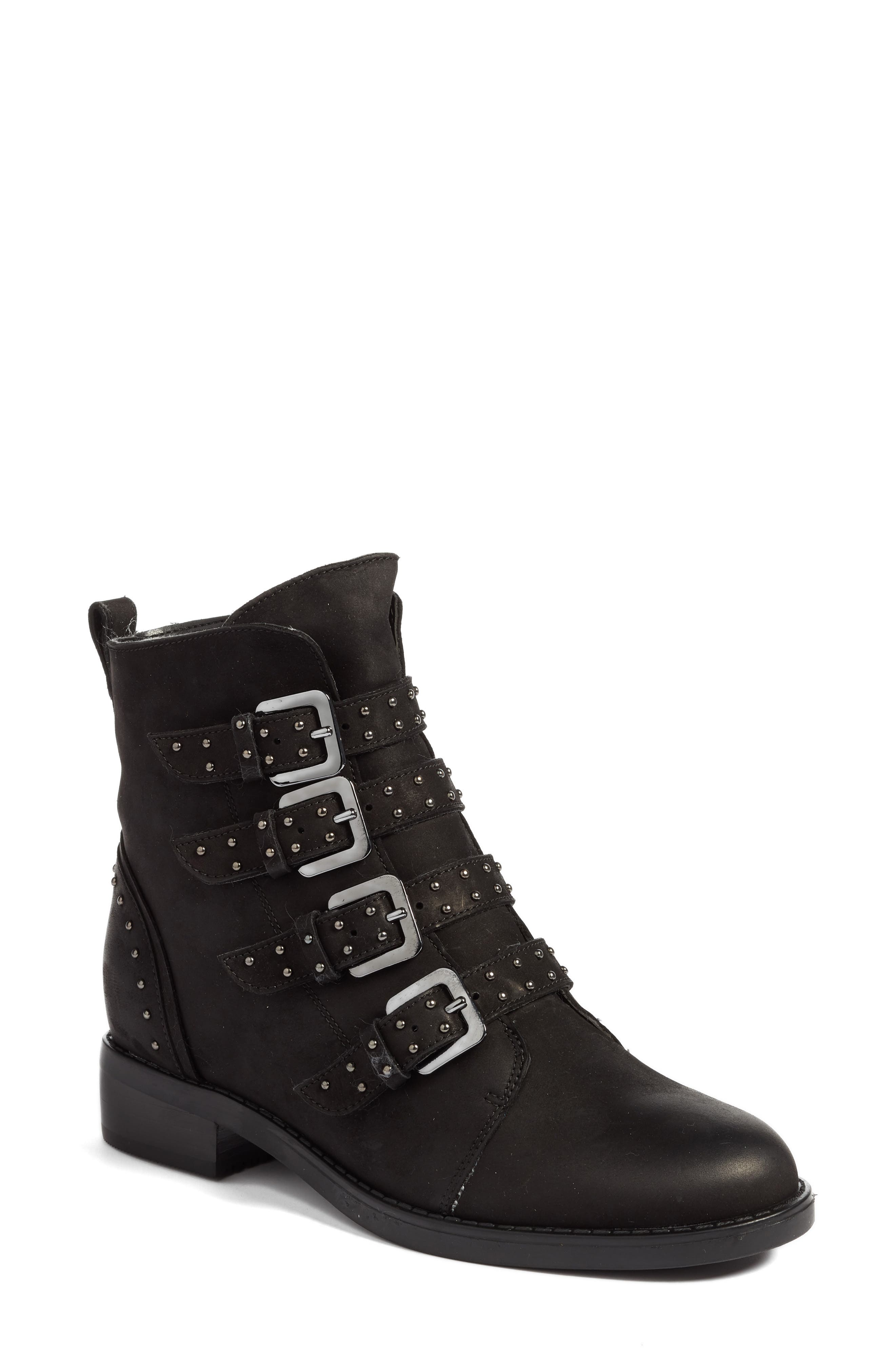 Blondo Elani Waterproof Moto Boot- Black