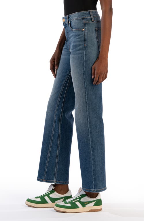 Shop Kut From The Kloth Kelsey High Waist Ankle Inset Kick Flare Jeans In Miracles