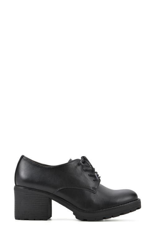 Shop White Mountain Footwear Bourbons Lace-up Pump In Black/smooth