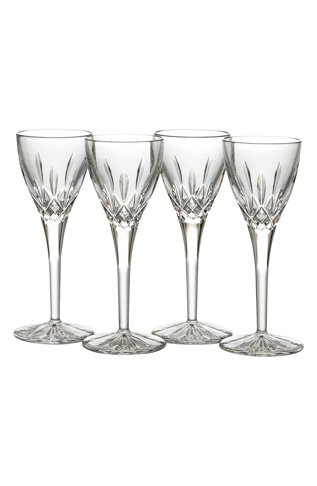 Waterford 'Lismore' Lead Crystal Cordial Glasses (Set of 4) Nordstrom