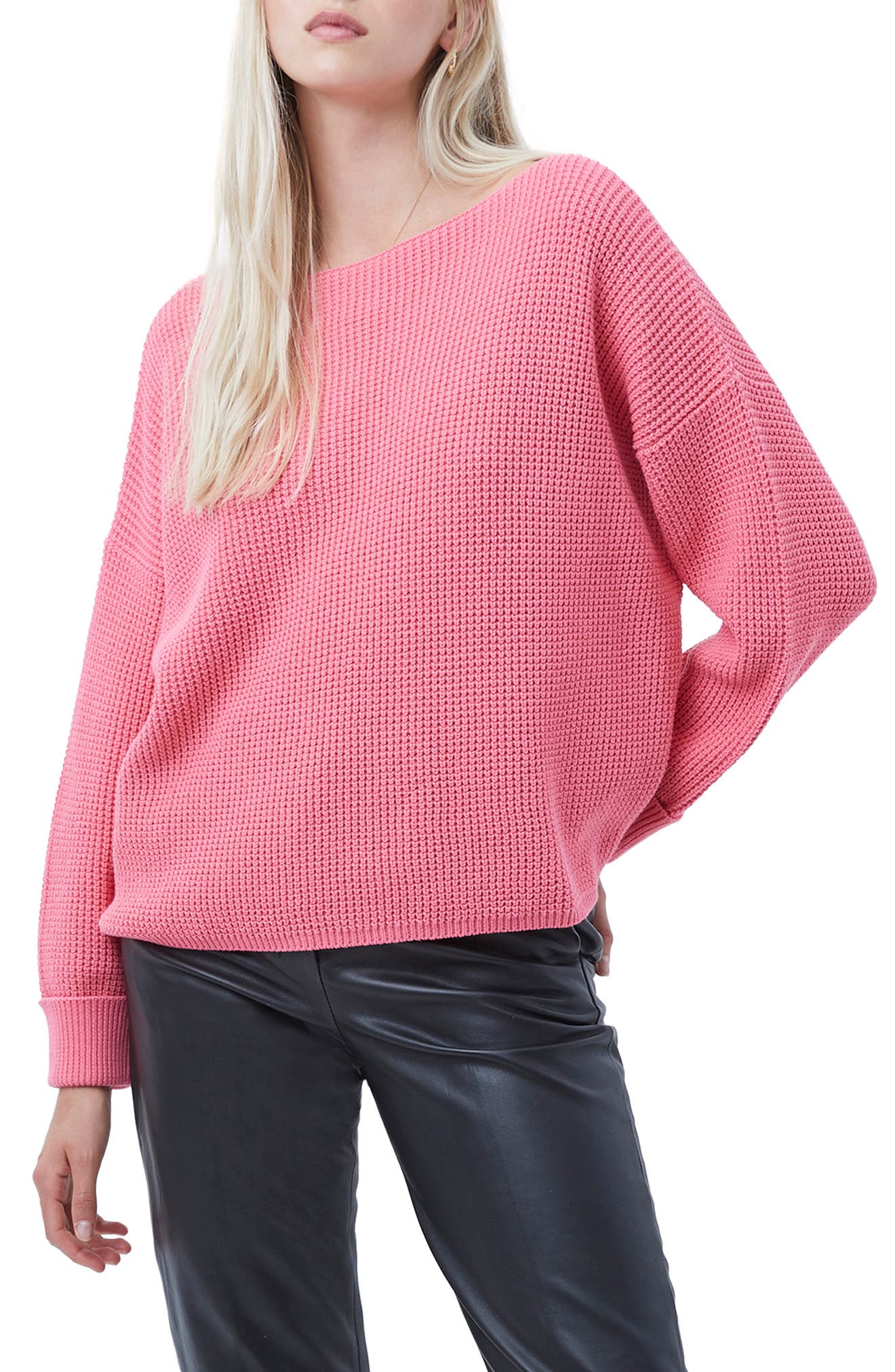 waffle knit cardigan womens