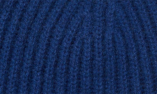 Hickey Freeman Cashmere Knit Cuffed Beanie In Dark Navy