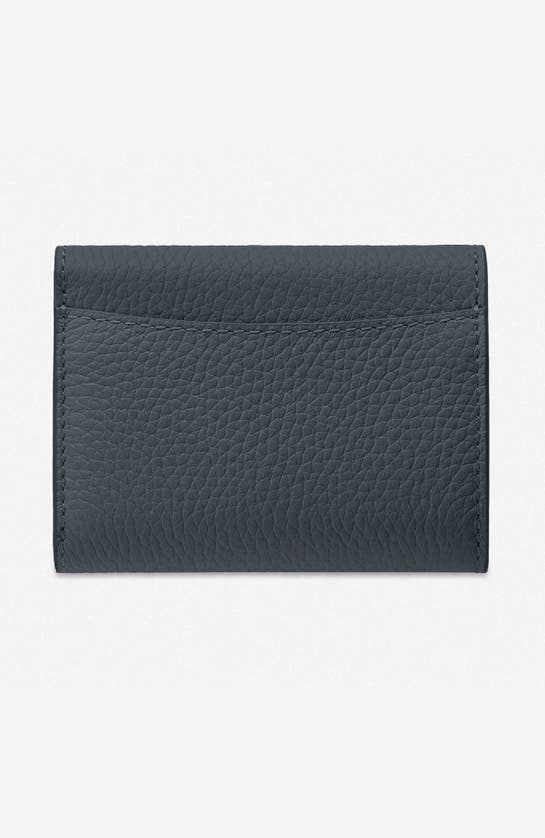 Maison De Sabre Maison De Sabré Leather Trifold Wallet In Graphite Sky