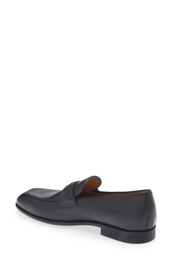 Ferragamo Desio Loafer In Nero New Biscotto