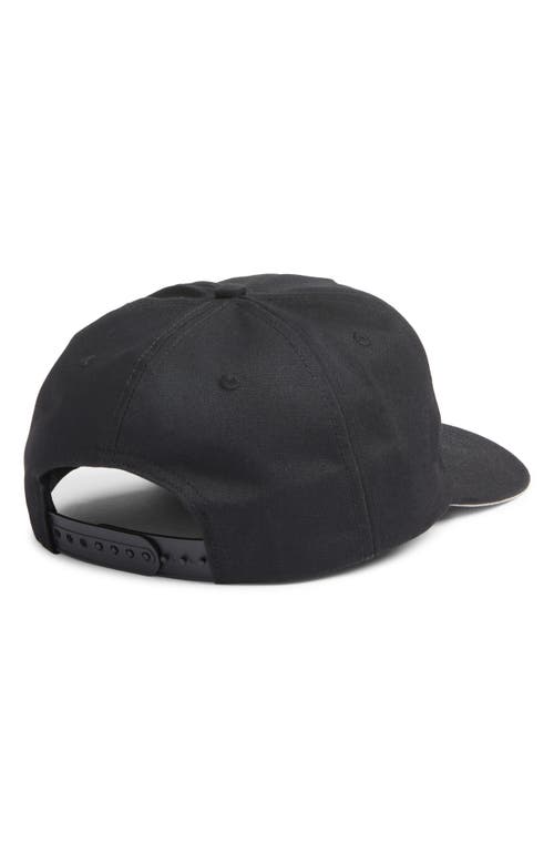 Shop Afield Out Earth Cap Snapback Baseball Cap In Black