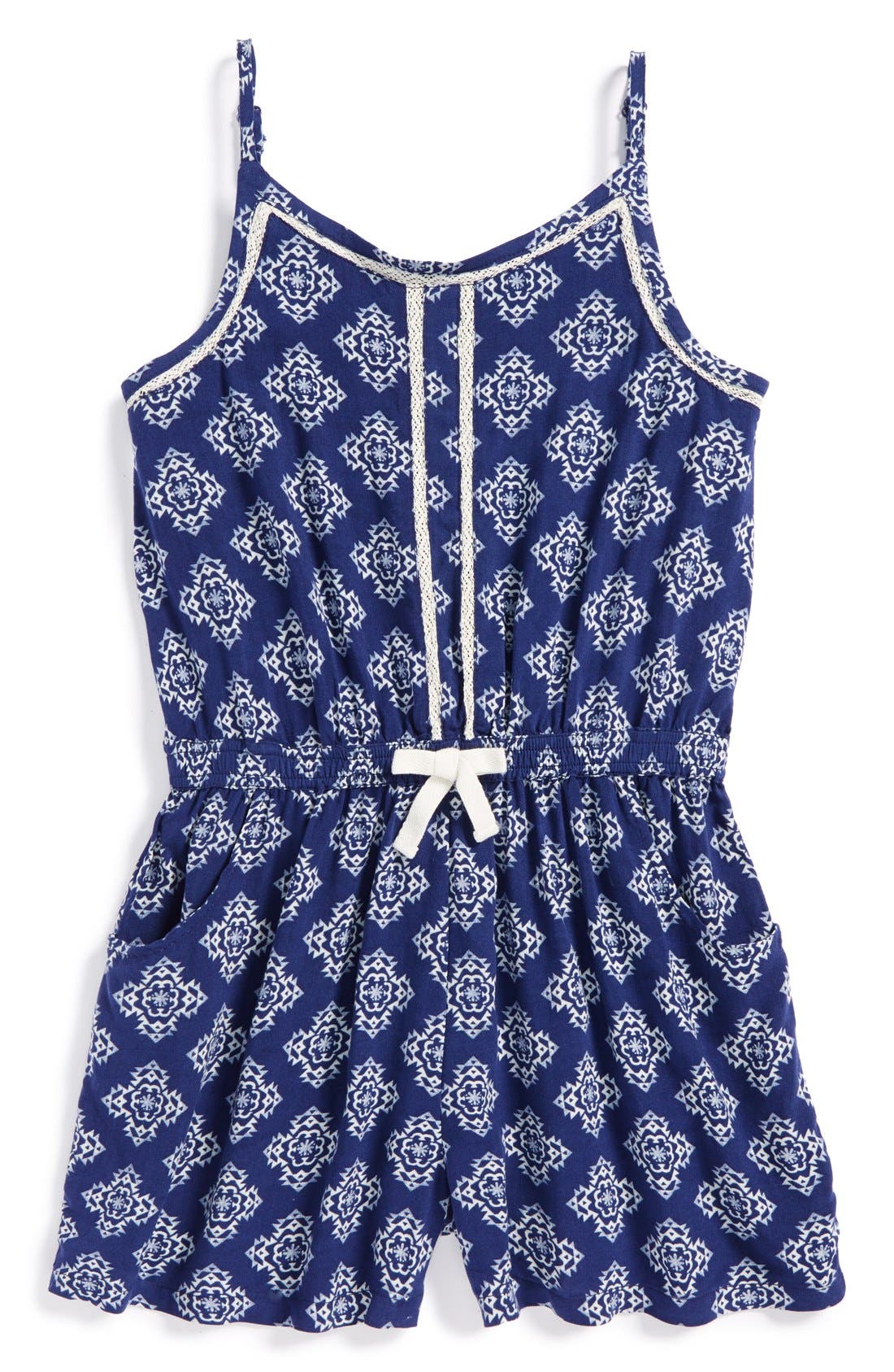 Tucker + Tate Print Romper (Big Girls) Nordstrom
