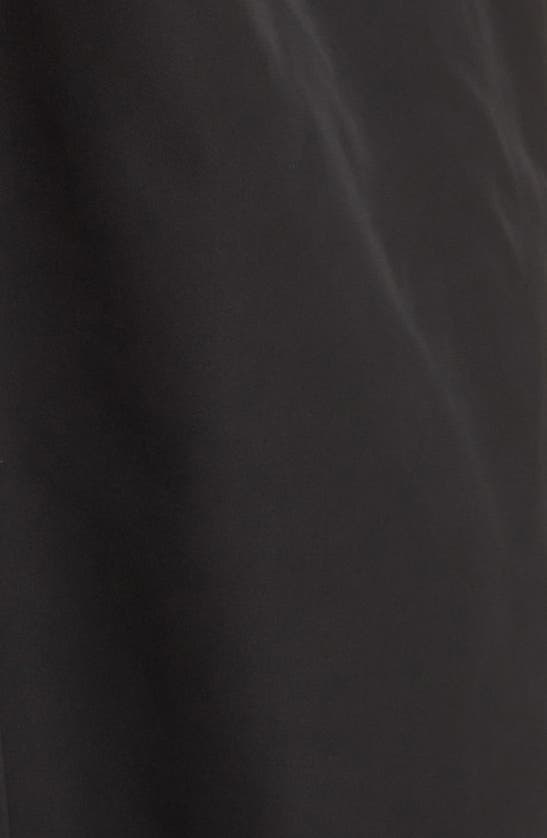 Shop Du Paradis Smock Waist Detail Midi Dress In Black