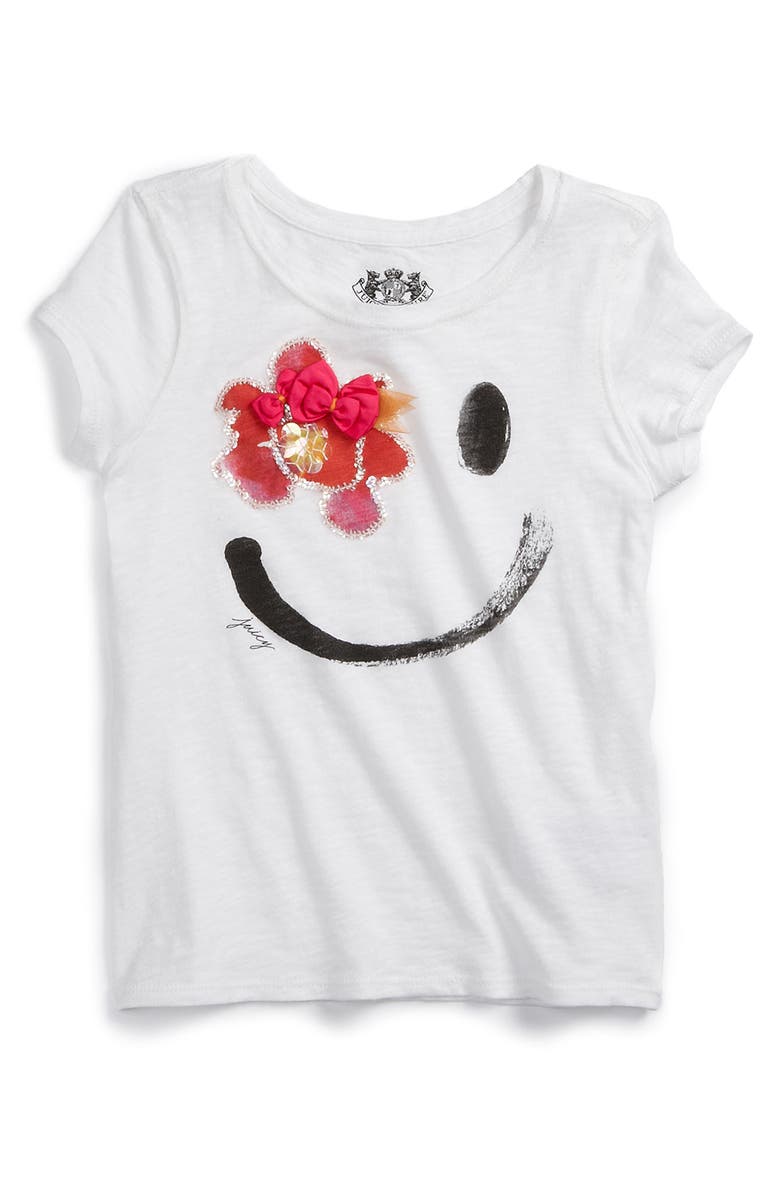 Juicy Couture 'Smile' Tee (Little Girls) | Nordstrom