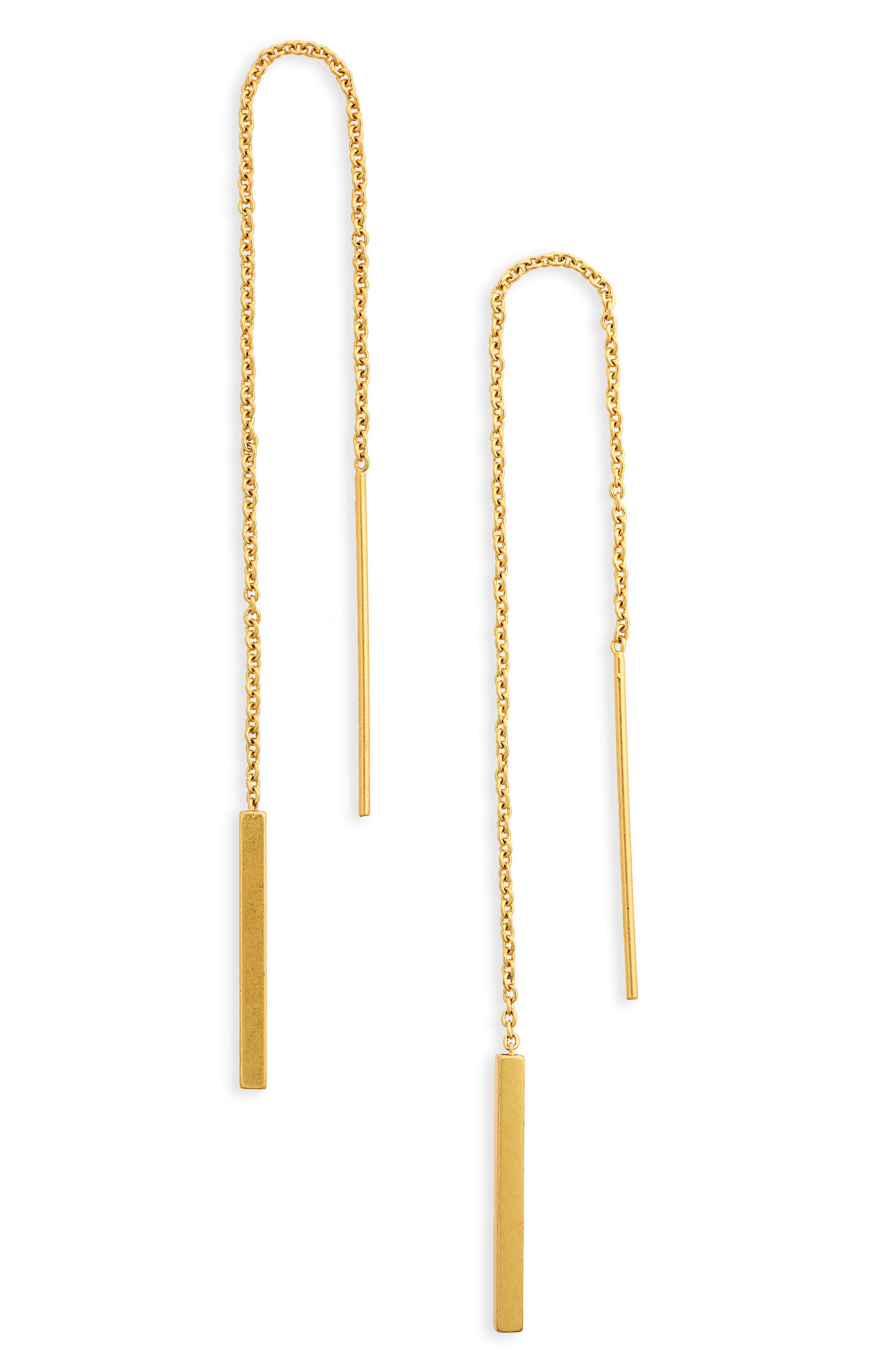 Madewell Delicate Threader Earrings Nordstrom