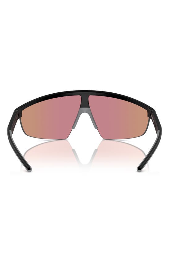 Shop Scuderia Ferrari 140mm Shield Sunglasses In Matte Black