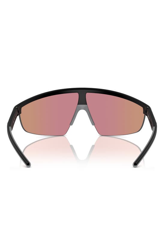 Scuderia Ferrari 140mm Shield Sunglasses In Matte Black