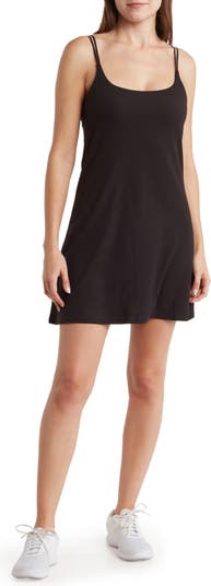90 Degree By Reflex Womens Lux Dress With Built-in Bra And Shorts