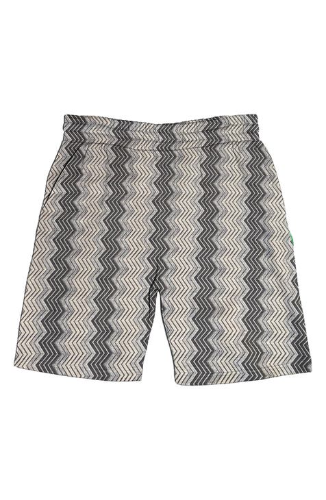 Zigzag Fleece Shorts