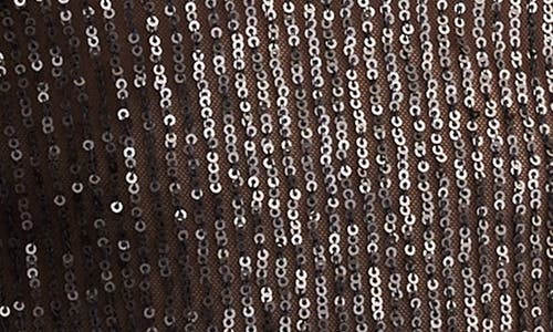 Lucky Brand Sequin Long Sleeve Layering Top In Mood Indigo