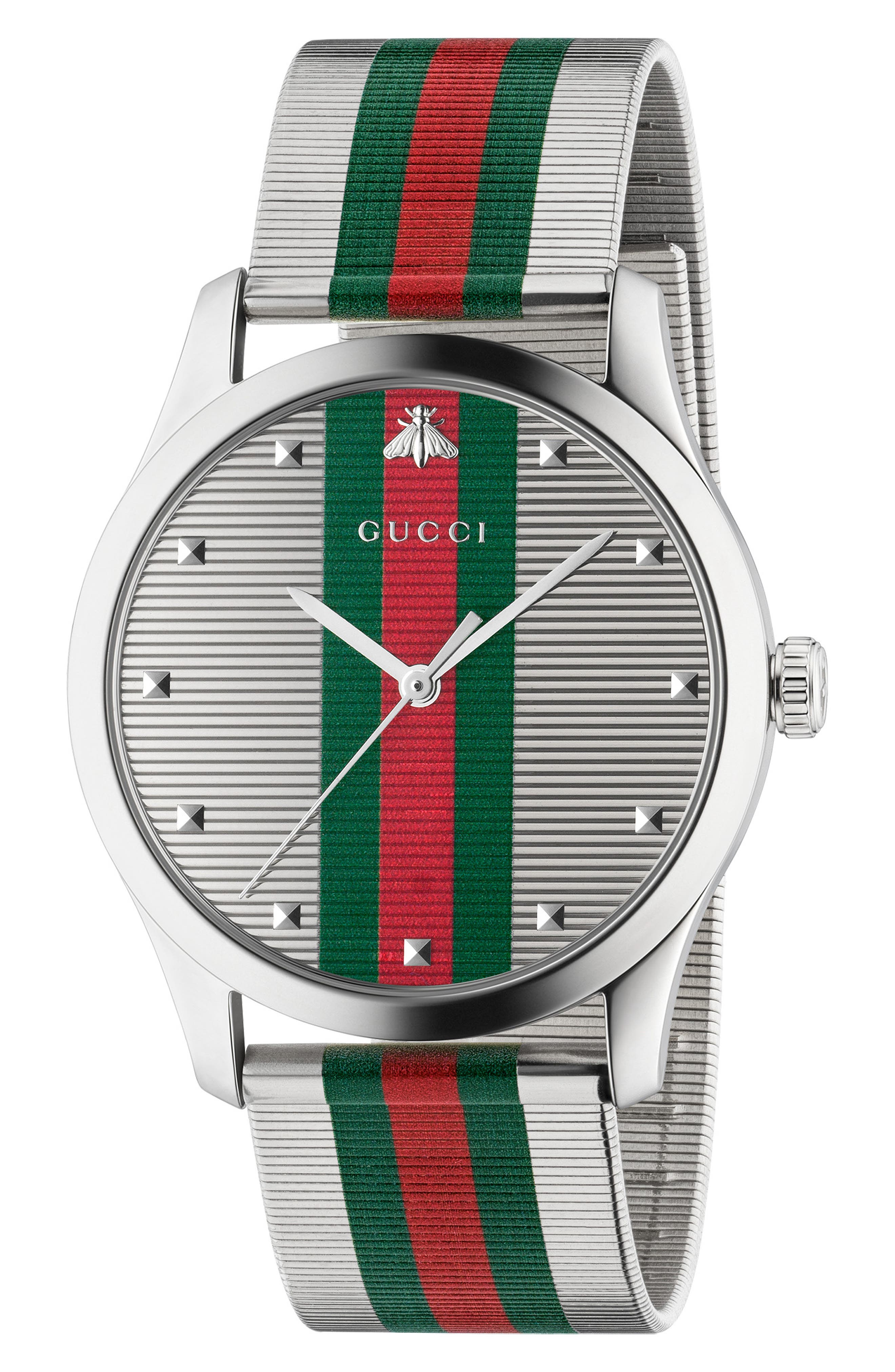 gucci watch red green stripe