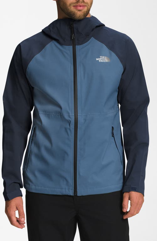 The North Face Valle Vista Waterproof Jacket In Summit Navy/shady Blue