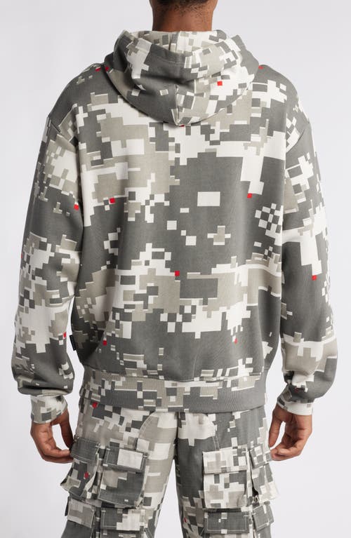 Shop Icecream Digi Camo Pullover Hoodie In Wind Chime