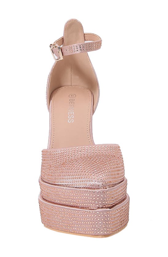 Berness Blaze Platform Pump In Beige