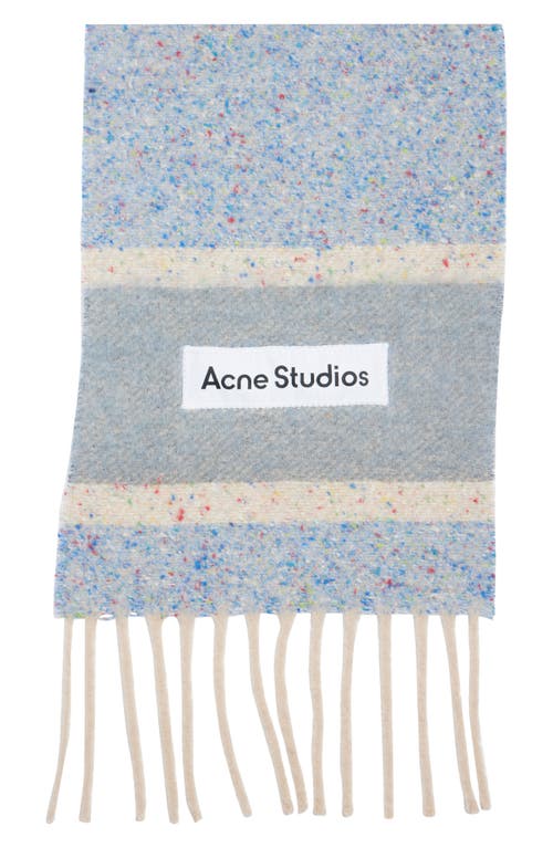 ACNE STUDIOS ACNE STUDIOS VONKEY ALPACA, MOHAIR, WOOL & SILK BLEND FRINGE SCARF
