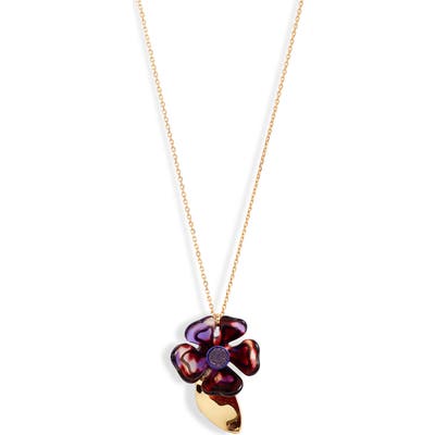 Kate Spade New York Petal Pushers Mini Pendant Necklace