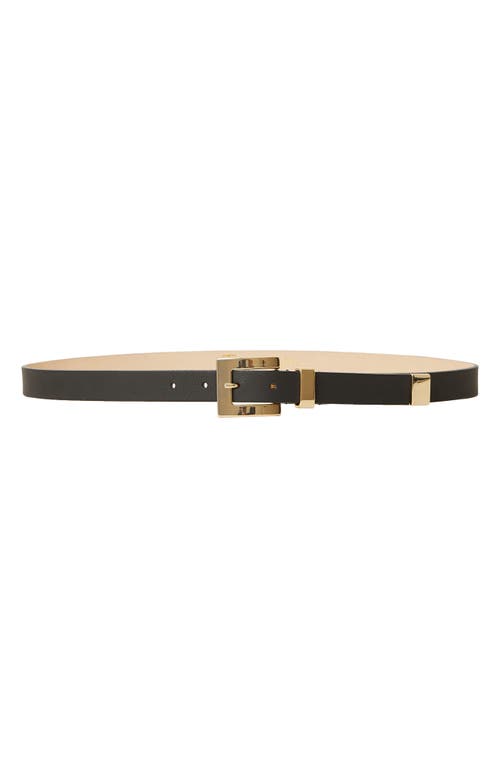 Shop B-low The Belt Everly Leather Belt In Black Gold