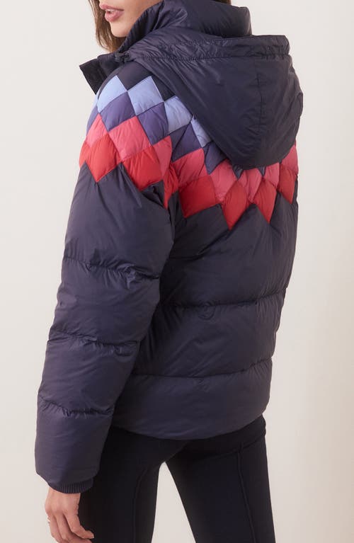 Marine Layer Archive Sierra Hooded Puffer Jacket In India Ink