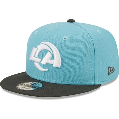 Men's New Era Gray/White Los Angeles Rams Super Bowl LVI Bound Trucker  9FORTY Snapback Adjustable Hat