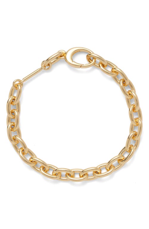 Lady Grey Margot Chain Bracelet In Gold/pearl