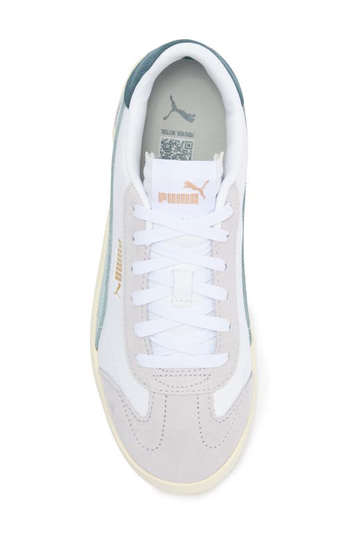 Puma Club 5v5 Sneaker In White-frosted Dew-marble