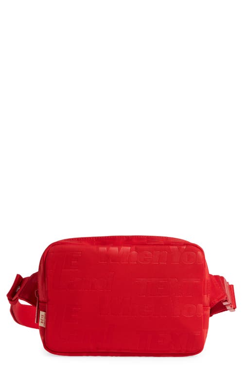 x Lonely Ghost Belt Bag in Red