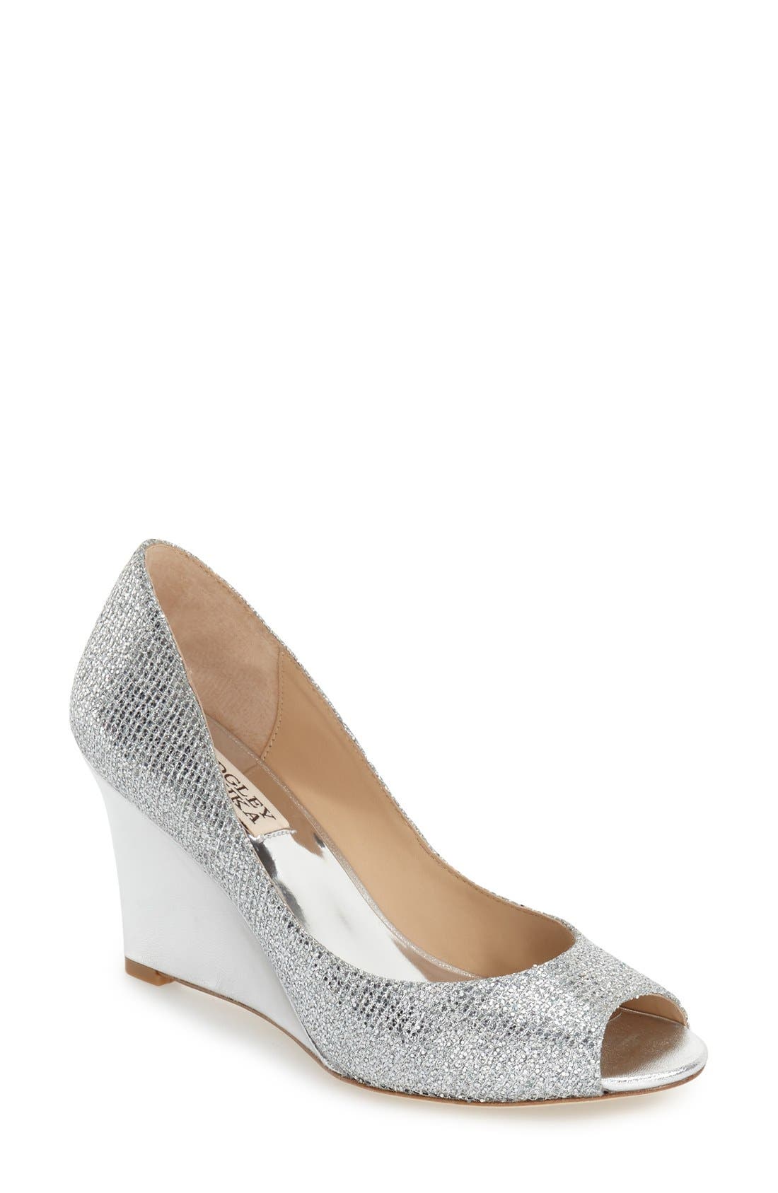 Badgley Mischka Womens Awake Wedge Sandal