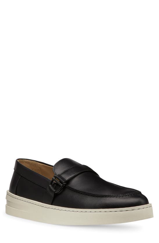 Shop Stuart Weitzman Hamptons Buckle Loafer In Black