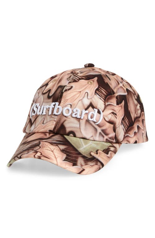 STOCKHOLM SURFBOARD CLUB Logo Embroidered Camo Baseball Cap in Leaf at Nordstrom