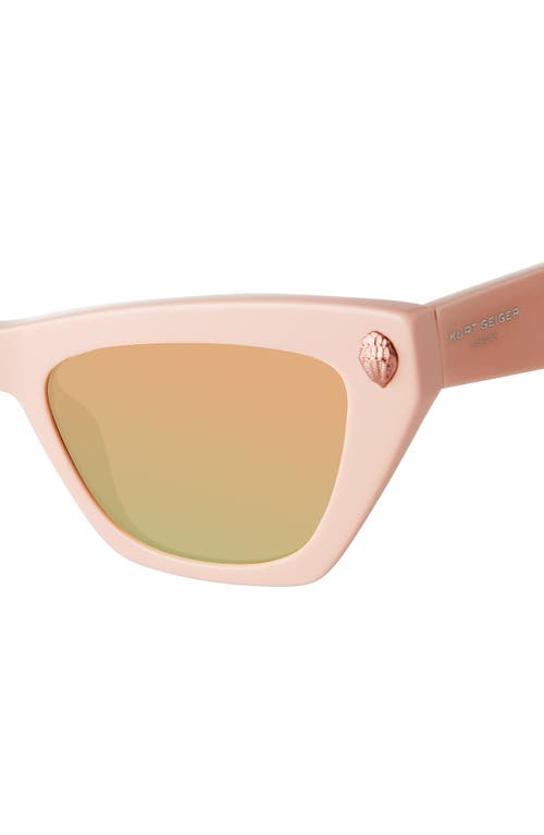 Kurt Geiger London Kgl1006 Cat Eye Sunglasses In Pink