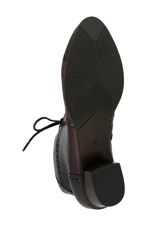 Spring Step Heroic Bootie In Brown Multi Leather