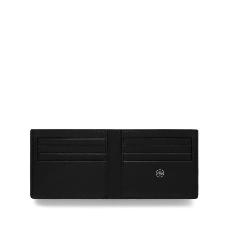 Shop Mulberry 8 Card Leather Wallet In Black