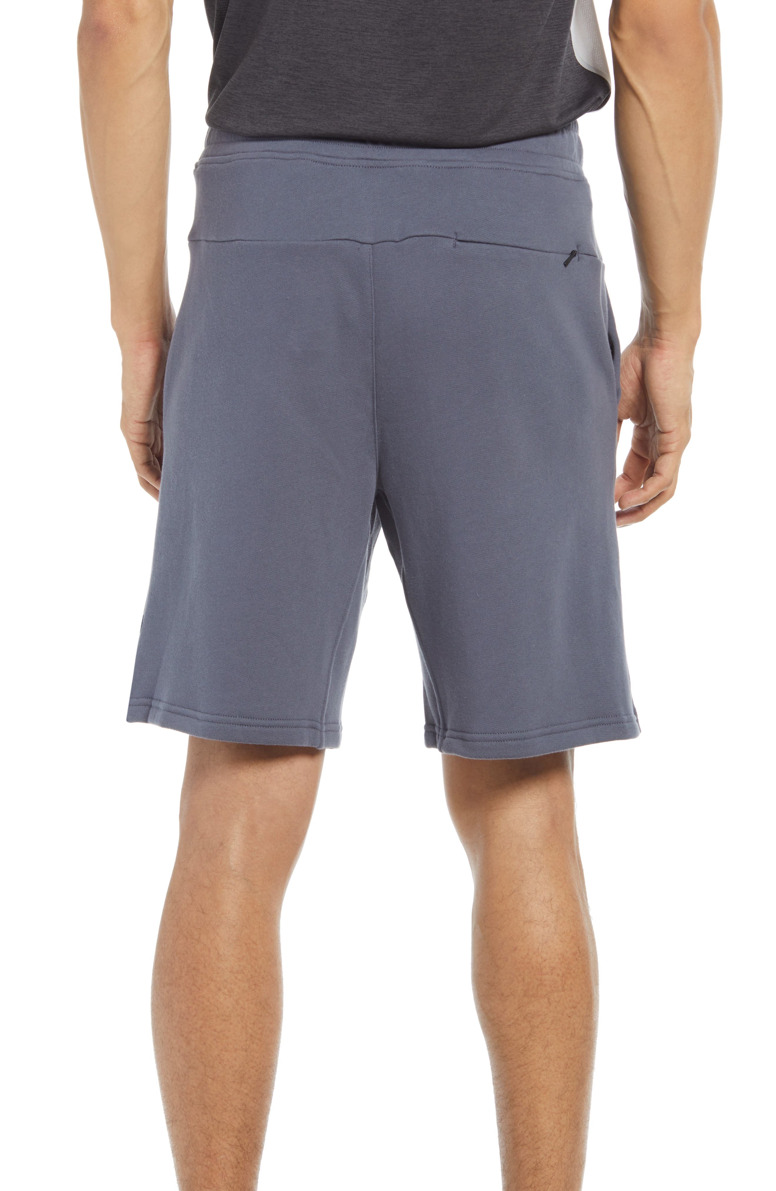 LOBBO French Terry Mens Workout Short Gym Shorts