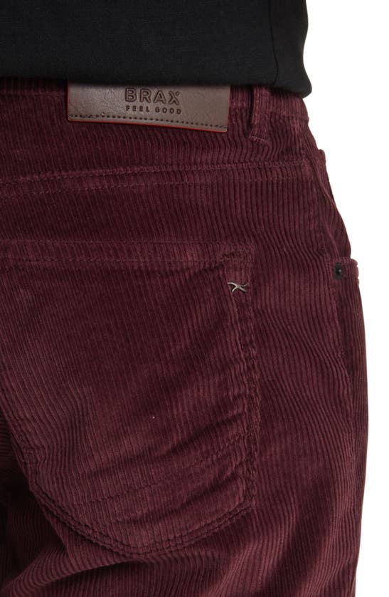 Shop Brax Chuck Five-pocket Corduroy Pants In Portobello