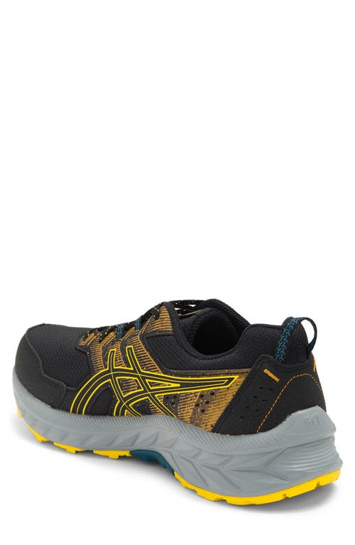 Shop Asics ® Gel-venture 9 Running Shoe In Black/golden Yellow