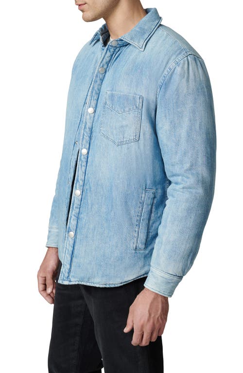 Shop Joe's Raf Denim Shirt Jacket In Puff Indigo