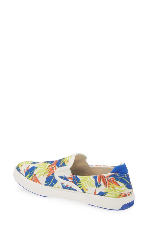 Shop Olukai Lae'ahi Pa'i Slip-on Sneaker In Off White/aloha